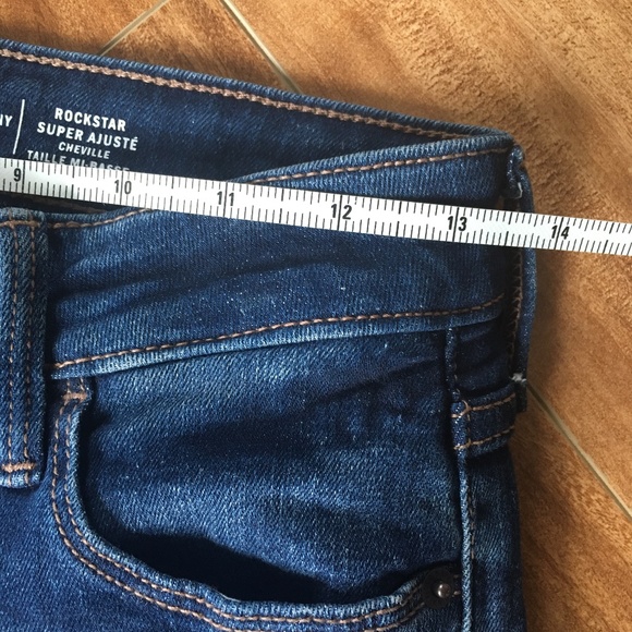 Old Navy Rockstar Mid-Rise Ankle Front Seam 2 - Picture 5 of 9